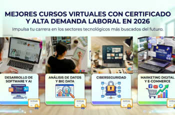 Mejores cursos virtuales con certificado y alta demanda laboral en 2026